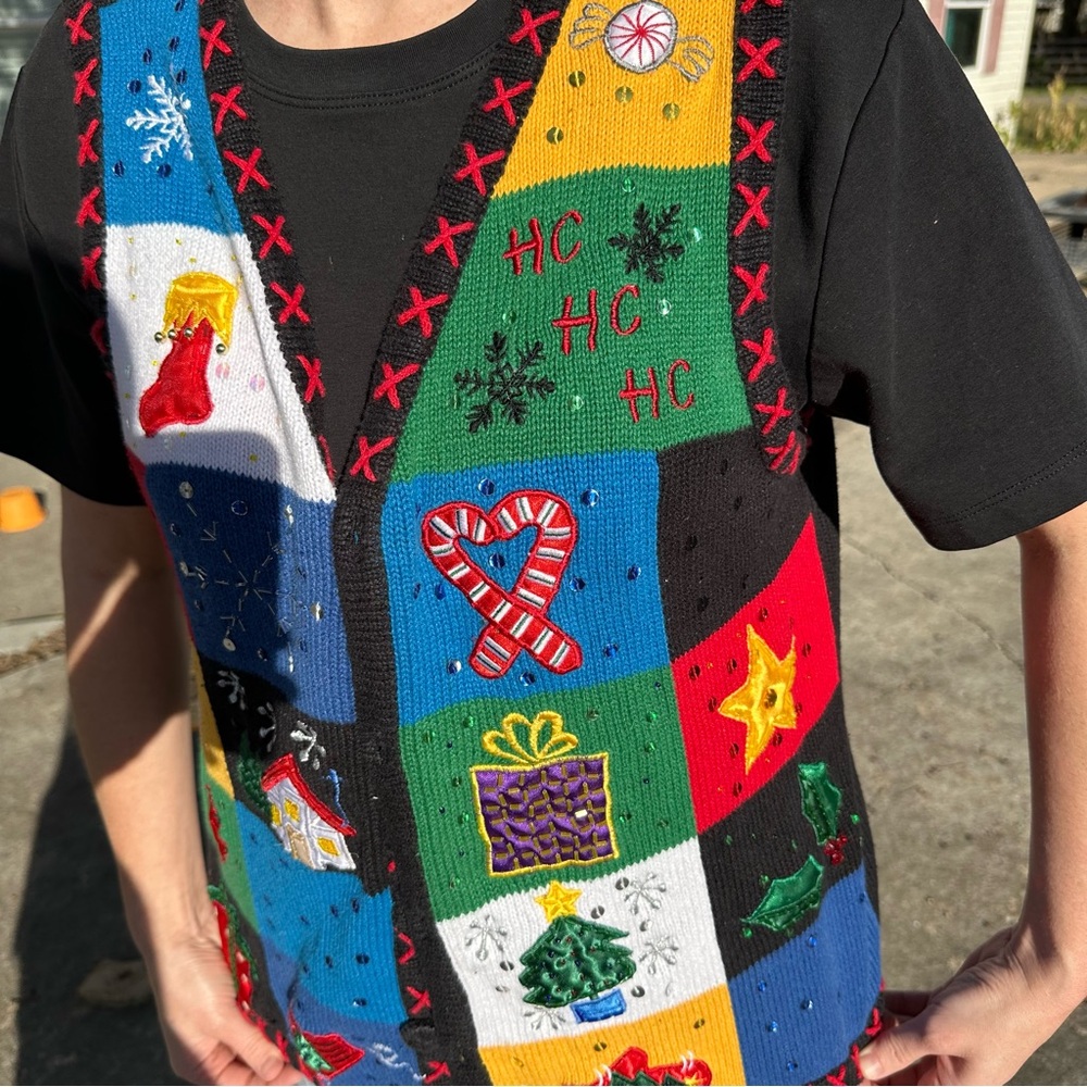 Vintage ugly Christmas sweater